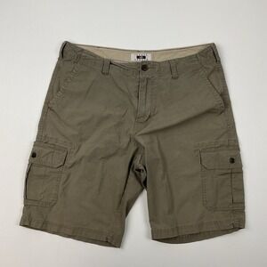 Joseph Abboud Men's‎ Cargo Shorts Size 36 Green Ripstop Utility Pockets Urban
